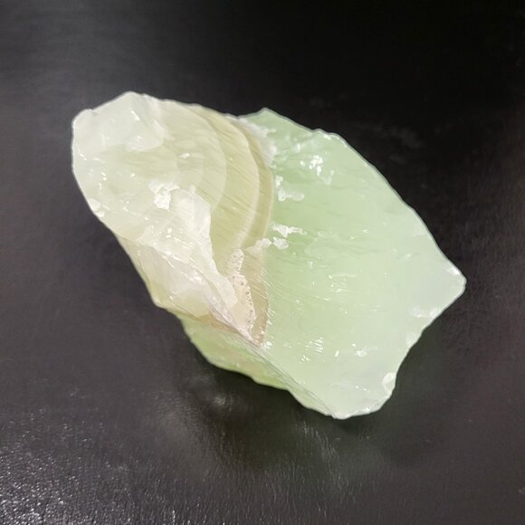 Green Calcite Mineral Crystal Raw - Picture 2 of 4